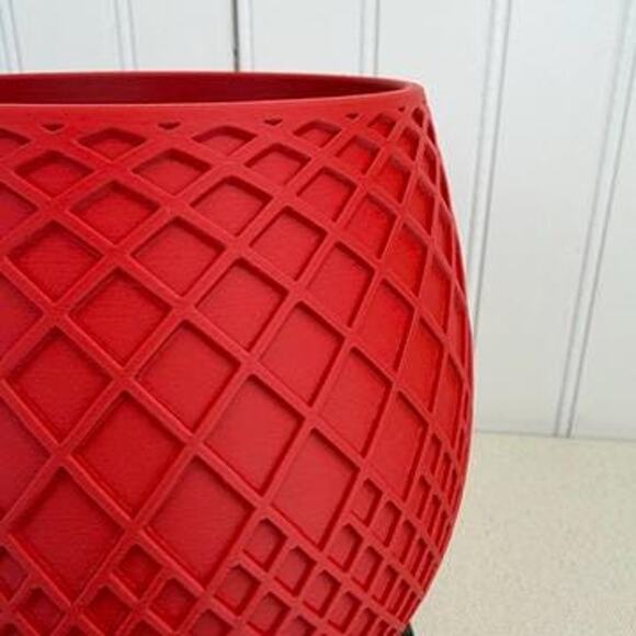The Miro Planter, Indoor Flower Pot, Tabletop Planter. Lattice Design - Picture 7 of 11